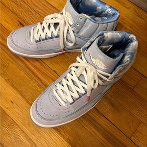 Jordan Sneakers in Light Blue and White